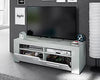 KIT MOBILE TELEVISIONE TV AMBIT CM. 42X120X40H BIANCO/CEMENTO
