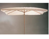 OMBRELLONE OMBRELLONI IN LEGNO QUADRATO CM. 300 X 300 MT. 3X3 BIANCO