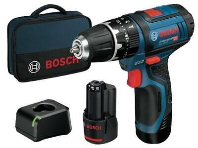TRAPANI AVVITATORE A BATTERIA BOSCH GSB 12V-15 - 2 BATTERIE DA 12V - 2Ah