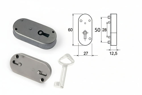 SERRATURA A STRINGA 333 MERONI PER MOBILI ANTE ARMADIO ASTE NON COMPRESE