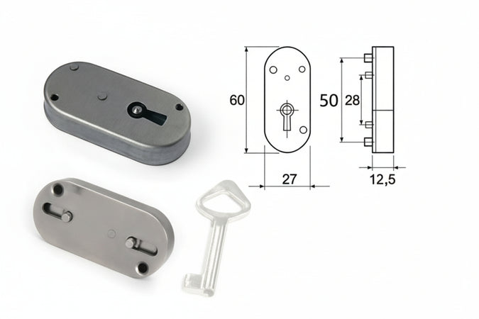 SERRATURA A STRINGA 333 MERONI PER MOBILI ANTE ARMADIO ASTE NON COMPRESE