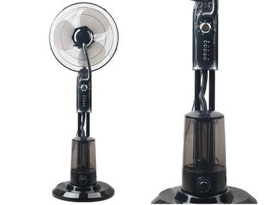 VENTILATORE OSCILLANTE NEBULIZZATORE  40 CM. 75 Watt SERBATOIO ACQUA 3,2 Lt.