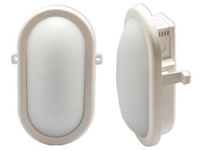 PLAFONIERA LUCE LAMPADA BRIXO OVAL LED POTENZA 12W CM. 22x14xH9