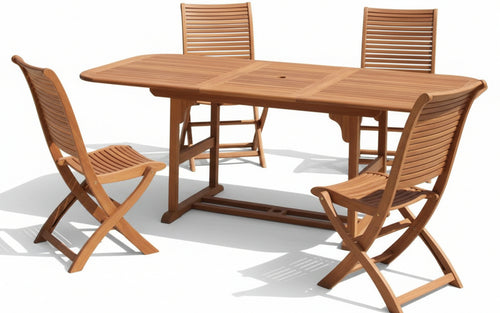 TAVOLO RETTANGOLARE ESTENSIBILE CM. 150-200X100 ARREDO GIARDINO ESTERNO