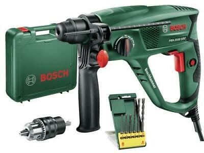 TRAPANO MARTELLO PERFORATORE BOSCH PBH 2500 SRE POTENZA 600W ELETTROUTENSILI