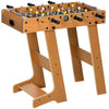 Calcio Balilla Pieghevole in Legno con 6 Aste, 18 Giocatori e Segnapunti, 69x37x70cm TP5A70-059TP5