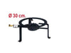 FORNELLONI FORNELLONE BRUCIATORE A GAS 30xH17 3 PIEDI