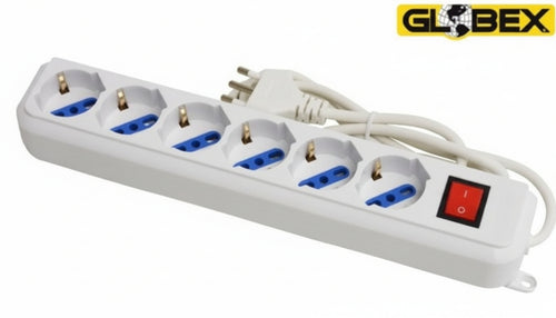 MULTIPRESE MULTIPRESA 6 POSTI CON INTERRUTTORE