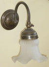 LANTERNA PLAFONIERA LAMPADA APPLIQUE DA PARETE OLANDESE CM.14X24XH25 OTTONE BR.