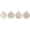 Palline per albero di Natale decorato, in Vetro, Glitterate, da Ø 80 mm, 12 pezzi