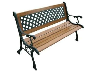 PANCHINA PANCHE VILLA BORGHESE CM.126x56xH74 ARREDO GIARDINO