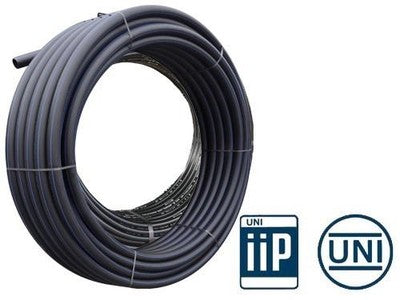 TUBI TUBO POLIETILENE PN16 ALTA DENSITA' ROTOLO DA 100MT MISURE DISP. 20-25-32MM