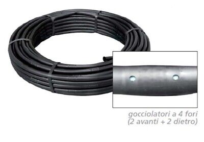 TUBO ALA GOCCIOLANTE PORTATA 2 LT/H mm. 16 LUNGHEZZA MT.100 PASSO CM.40