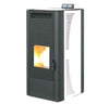 TERMOSTUFA A PELLET KING IDRO 20 kW BIANCO O BORDEAUX MADE IN ITALIA