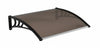 PENSILINA TETTOIA IN POLICARBONATO ALVEOLARE OPACO MARRONE CM.100x120 (PxL)