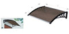 PENSILINA TETTOIA IN POLICARBONATO ALVEOLARE OPACO MARRONE CM.100x120 (PxL)