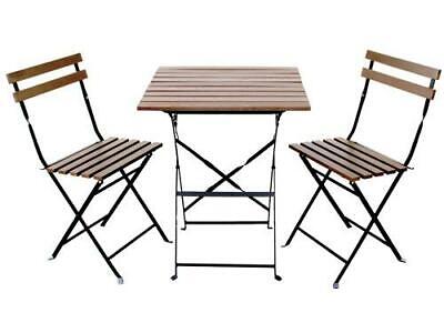 SET BISTROT WOODY TAVOLO+SEDIE ARREDO GIARDINO