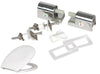 CERNIERE PER SEDILI WC IN ABS BRIXO TERMOINDURENTE COMFORT CHIUSURA RALLENTATA