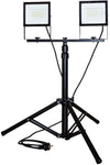 DOPPIO FARETTO LED DA CANTIERE CON TREPPIEDE TELESCOPICO - 100W 9000LM - ElettroWatt.eu