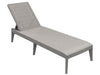 LETTINI SDRAIO RATTAN NUMANA GRIGI CM. 186x60xH29