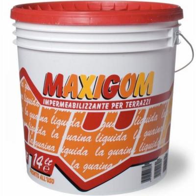 GUAINA LIQUIDA IMPERMEABILIZZANTE CALPESTABILE MAXIGOM LAIV LT. 4 VARI COLORI