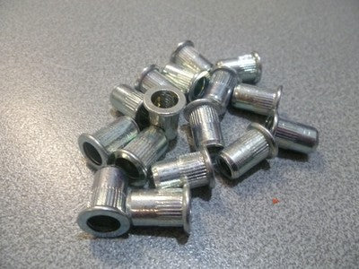 RIVETTI ACCIAIO FILETTATI INSERTI BUSSOLE PER RIVETTATRICE FAR PZ. 200 M6