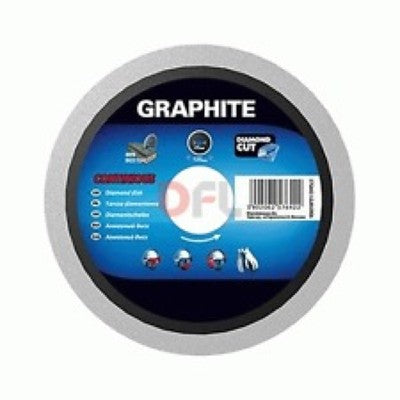 DISCO DIAMANTATO A CORONA CONTINUA GRAPHITE 180 MM - FORO 22 MM