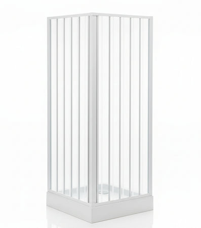 BOX DOCCIA IN PVC A SOFFIETTO PER PIATTI CM. 80/60 X 80/60