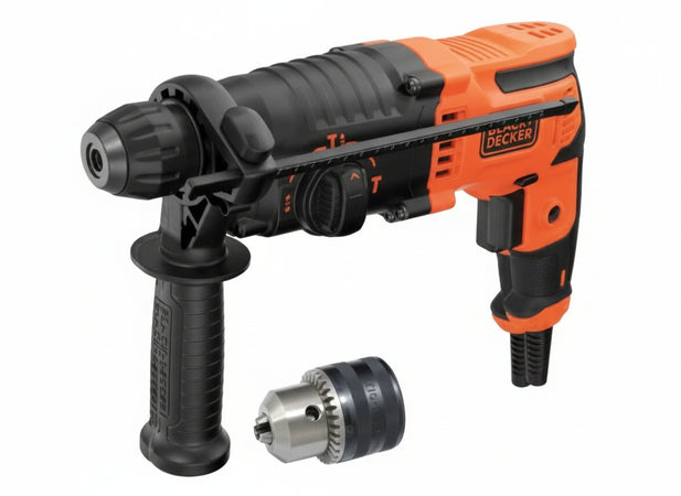 TRAPANO MARTELLO TASSELLATORI B+D BEHS01 QS POTENZA 650W - 1,4 JOUL