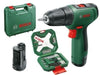 TRAPANO A BATTERIA BOSCH EASY DRILL 1200+X34 POTENZA 12 VOLT + ACCESSORI