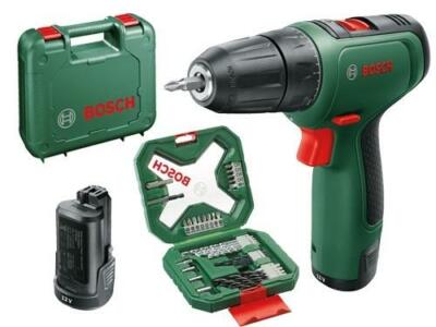 TRAPANO A BATTERIA BOSCH EASY DRILL 1200+X34 POTENZA 12 VOLT + ACCESSORI