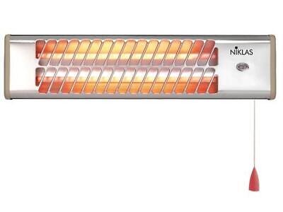 STUFE STUFA AL QUARZO DA MURO MAX 1200W RISCALDAMENTO CM. 53X13X16