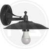 LANTERNA DA GIARDINO RETRO PAPILLON CM. 35,5X21 NERA