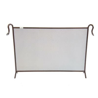 SCHERMI PARASCINTILLE CAMPIDOGLIO IN FERRO BATTUTO COLORE RUGGINE CM. 70X13X46