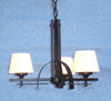 LAMPADARIO SOSPENSIONE APPLIQUE LAMPADA STYLE A 3 LUCI DIAMETRO CM 60 - H.70 CM
