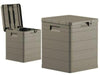 BAULE CASSAPANCA CONTENITORE MULTIUSO WOODY'S 90 TORTORA CM. L42xP44xH50