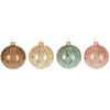 Palline per albero di Natale decorato, a forma di Foglia, in Vetro, da Ø 100 mm, 6 pezzi