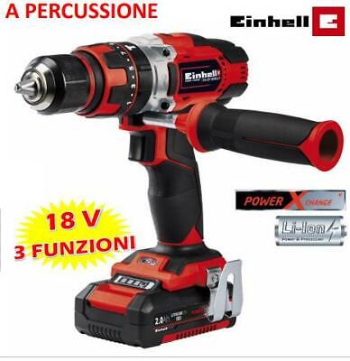 TRAPANO AVVITATORE A PERCUSSIONE TE-CD 18/48 LI-I 18V CON 3 FUNZIONI