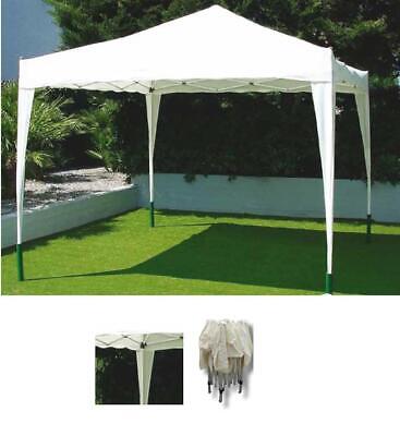 GAZEBO IN METALLO PIEGHEVOLE ALBUFEIRA BEIGE MT. 3X3 GAZEBI ARREDO GIARDINO