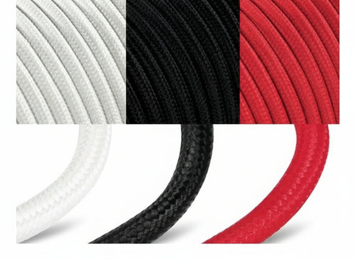 FILI CAVI CAVO ELETTRICO TONDO RIVESTITO IN TESSUTO H03V - ROTOLO 10MT