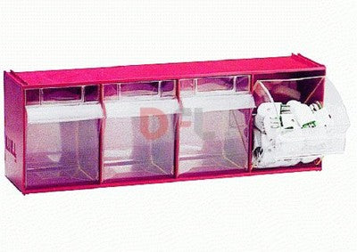 CASSETTIERA SOVRAPPONIBILE PORTAOGGETTI FERRAMENTA CM.60x6,8x6,4 - 9 TIRETTI