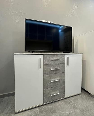 credenza moderna madia soggiorno cucina ingresso cassettiera camera salotto in legno mobile multiuso dispensa moderno ufficio studio buffet tv T2056,64,0S