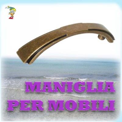 MANIGLIA PER MOBILI ANTICHIZZATA 15046 Z MM. 96 FLORENCE