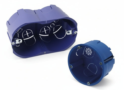 SCATOLE PER CARTONGESSO DA INCASSO 3 POSTI CONFEZIONE PEZZI 12