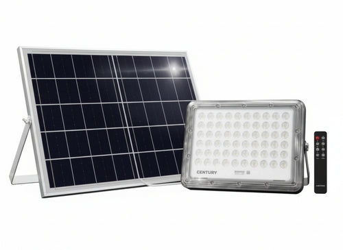 PROIETTORI LED SOLARI CENTURY PROMETEO 20 WATT - 2700 LUMEN CON TELECOMANDO