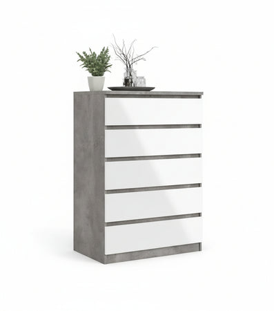 KIT CASSETTIERA NAIA 5 CASSETTI CM. 50X77X111H 76231GXUU