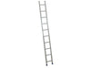 SCALA IN ALLUMINIO SINGOLA FACAL STILO SEMPLICE 10 GRADINI MT. 3,06