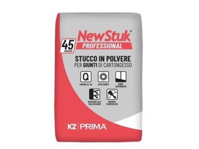 STUCCO IN POLVERE K2 PER CARTONGESSO DA KG.5