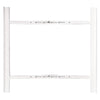 Kit per sovrapposizione lavatrice/asciugatrice lunghezza regolabile cm 55 > 66