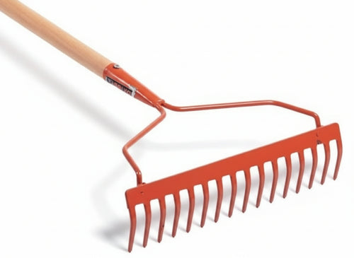 RASTRELLI RASTRELLO BRIXO DOPPIO ATTACCO CON MANICO 18 DENTI GIARDINAGGIO